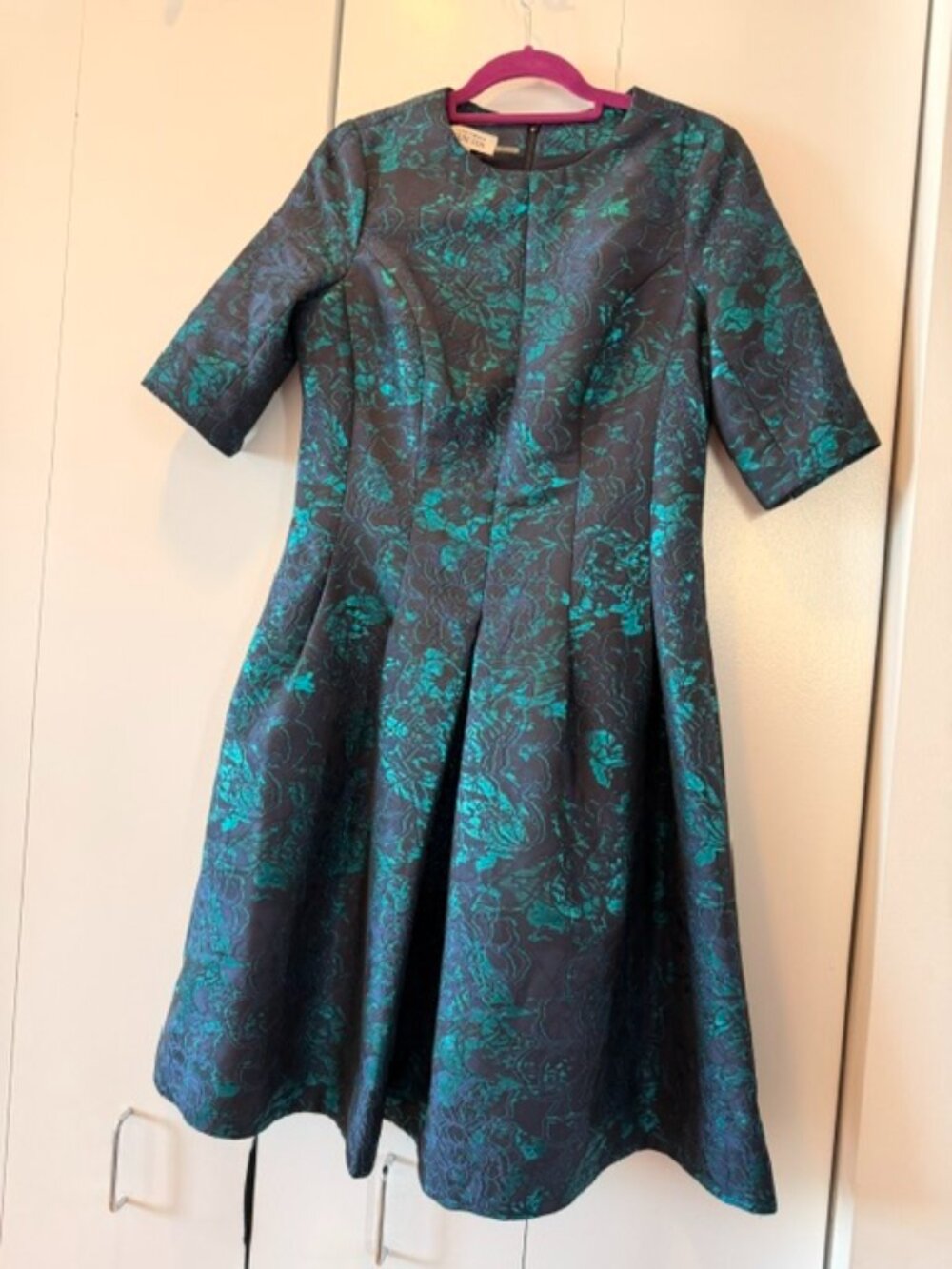 Rickie Freeman Teri Jon Jacquard A-line Beautiful Dress 10